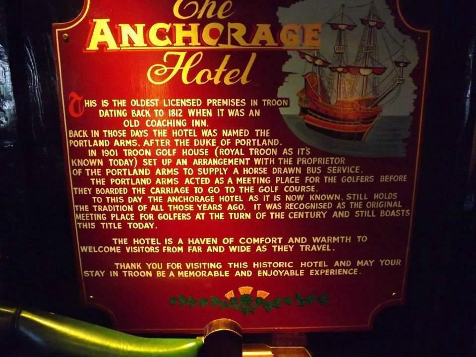 The Anchorage Hotel Troon Eksteriør bilde